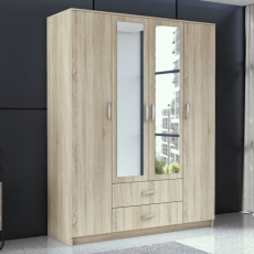 Šatní skříň Romana III, 205 cm, dub sonoma - 2