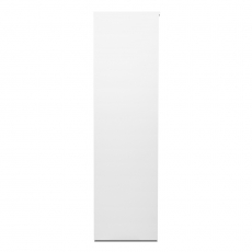 Šatníková skriňa s dverami a zásuvkami Haven, 188x160 cm, biela - 6
