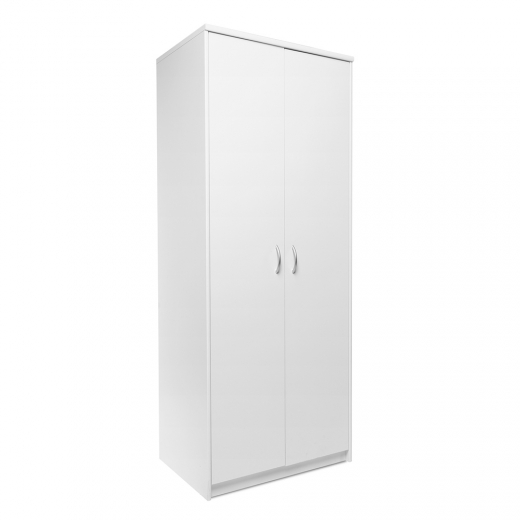 Šatníková skriňa s dverami Haven, 188x74 cm, biela - 1