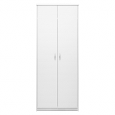 Šatníková skriňa s dverami Haven, 188x74 cm, biela - 3