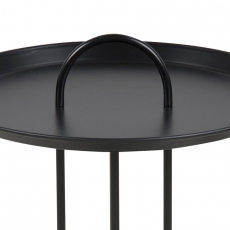 Servírovací stolek Axon, 39 cm, černá - 3