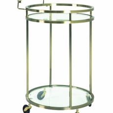 Servírovací stolek Corey, 75 cm, bronz - 1