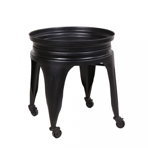 Servírovací stolek Punch, 46,5 cm, černá - 1