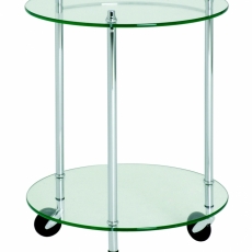 Servírovací stolek Stein, 63 cm, stříbrná - 1