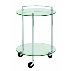 Servírovací stolík Stein, 63 cm, strieborná