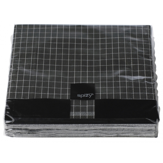 Servítky  33x33 cm, malé štvorčeky - 1