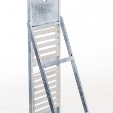 Skládací poschoďový regál Kima, 113 cm, antik šedá - 8