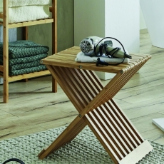 Skládací stolek Cliff, 44 cm, bambus - 2