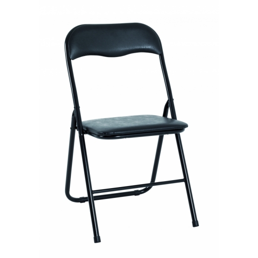 Skládací židle Eliza, 81 cm, černá - 1