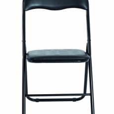 Skládací židle Eliza, 81 cm, černá - 2