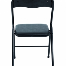 Skládací židle Eliza, 81 cm, černá - 3