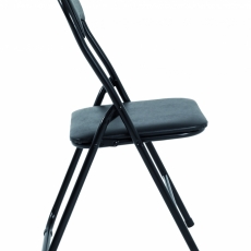 Skládací židle Eliza, 81 cm, černá - 4