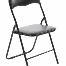 Skládací židle Gisel, černá - 1