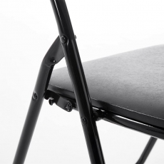Skládací židle Gisel, černá - 6