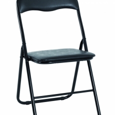 Skladacia stolička Eliza, 81 cm, čierna - 1