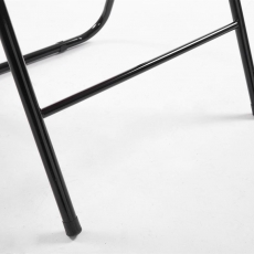 Skladacia stolička Gisel, čierna - 8
