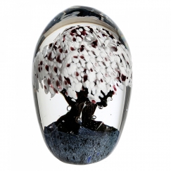 Sklenené ťažidlo Čerešňa, 15 cm