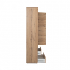 Skříň s dveřmi a zásuvkami Picture, 191 cm, medový dub - 5