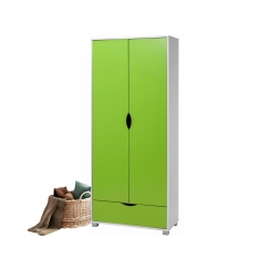 Skriňa Elson, 180 cm, zelená