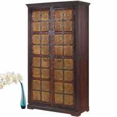 Skriňa Esha, 180 cm, hnedá - 5