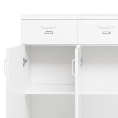Skriňa s 3 dverami a 3 zásuvkami Industry, 120 cm - 6