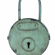 Skříňka na klíče Glor, 44 cm, šedá - 1