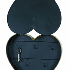Skříňka na klíče Heda, 50 cm, žlutá - 2