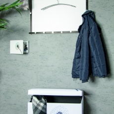 Skříňka na klíče Pamp, 28 cm, bílá - 5