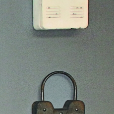 Skříňka na klíče Sante, 43 cm, hnědá - 5