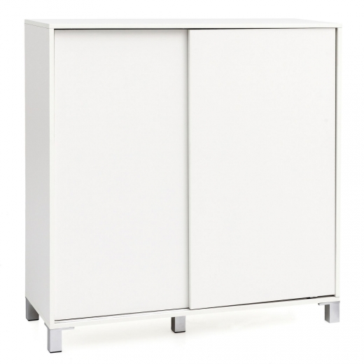 Skrinka na topánky Phila, 108 cm, biela - 1