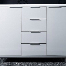 Skrinka s dvierkami a zásuvkami Porto, v. 117 cm - 1