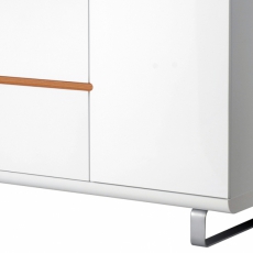 Skrinka s dvierkami a zásuvkami Space, v. 113 cm - 3