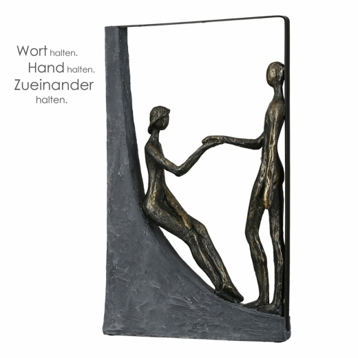 Socha Hands, 37 cm, bronzová - 1