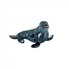 Socha Sea, 12 cm, modrá / strieborná