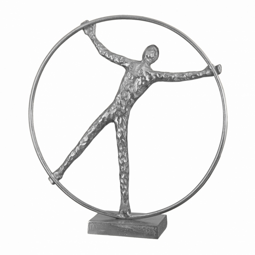 Socha Wheel, 41 cm, strieborná - 1