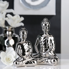 Soška keramická Sediaci Budha, 20,5 cm - 1