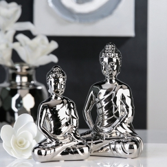 Soška keramická Sedící Buddha, 20,5 cm