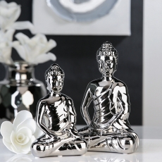 Soška keramická Sedící Buddha, 24,5 cm - 1