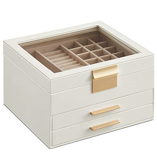 Šperkovnice Colada, 23 cm, bílá - 1