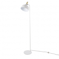 Stojací lampa kovová Acky, 160 cm, bílá - 1