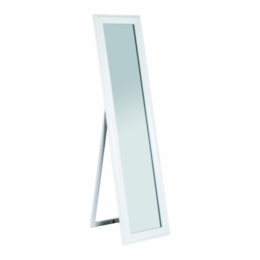 Stojací zrcadlo Alva, 160 cm, bílá - 1