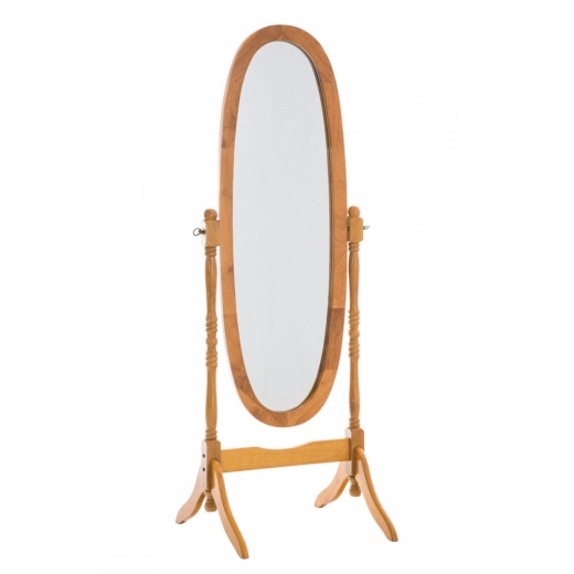 Stojací zrcadlo Cora, 150 cm, dub - 1