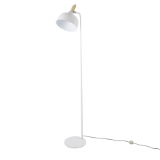 Stojacia lampa kovová Acky, 160 cm, biela - 1