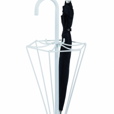 Stojan na dáždniky Humbrel, 75 cm, biela/chróm - 1