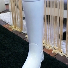Stojan na dáždniky keramický Gumáky biela - 4