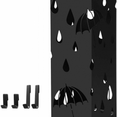 Stojan na dáždniky Susan, 49 cm, čierna - 7