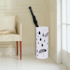 Stojan na deštníky Defect, 49 cm, bílá - 2