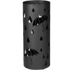 Stojan na deštníky Defect, 49 cm, černá