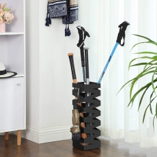 Stojan na deštníky Kairos, 49 cm, černá - 7
