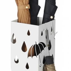 Stojan na deštníky Susan, 49 cm, bílá - 7